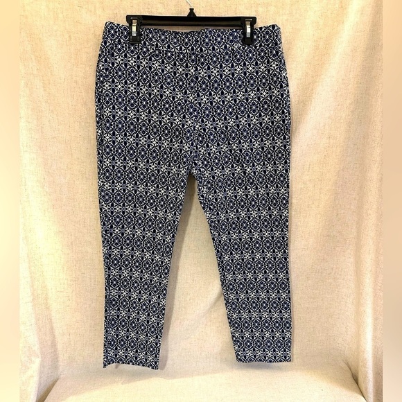 Katherine Barclay Montreal Cropped Ankle Pant Size 10 - Picture 1 of 13